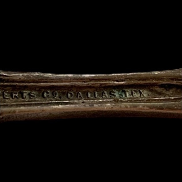 Arthur A Everts CO Jewelers Silver Plated Advertising Spoon Dallas, Texas - Picture 7 of 10